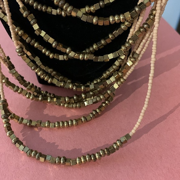 Beautiful multi layered necklace, 18” - Picture 3 of 5